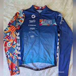 Men's Medium Pactimo Ascent Aero Race Cut Cycling Jersey, Long Sleeves